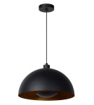 Pendant lamps - Lucide SIEMON Pendant E27 1x40W Black/Matte Gold/Brass 45496/01/30 - product 2