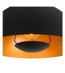 Pendant lamps - Lucide SIEMON Pendant E27 1x40W Black/Matte Gold/Brass 45496/01/30 - product 5