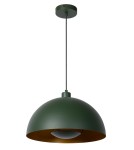 Green pendant lamps - Lucide SIEMON Pendant E27 1x40W Green/Matte Gold/Brass 45496/01/33 - product 2
