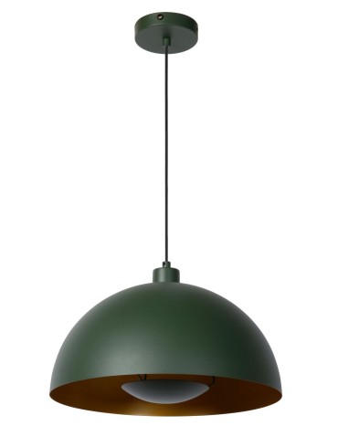 Lucide SIEMON Pendant E27 1x40W Green/Matte Gold/Brass 45496/01/33 - product 2