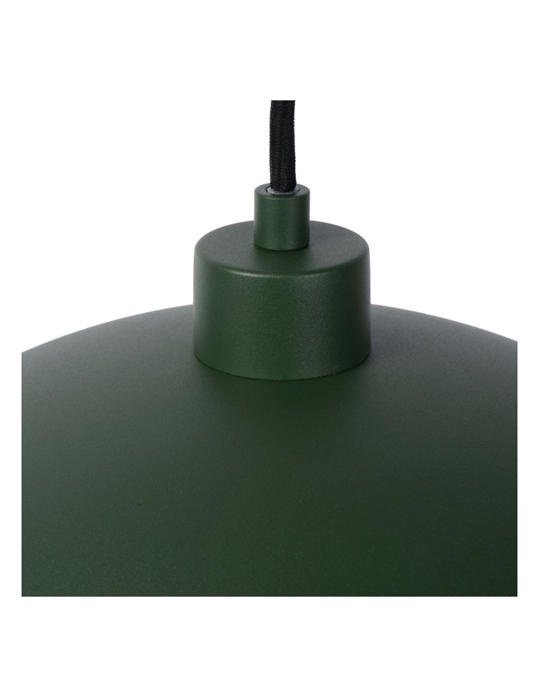 Green pendant lamps - Lucide SIEMON Pendant E27 1x40W Green/Matte Gold/Brass 45496/01/33 - product kolory-swiatla.pl 6