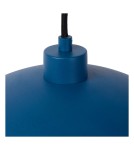 Blue pendant lamps - Lucide SIEMON Pendant E27 1x40W Blue/Matte Gold/Brass 45496/01/35 - product 6