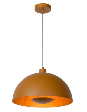 Lucide SIEMON Pendant E27 1x40W Yellow/Matte Gold/Brass 45496/01/44