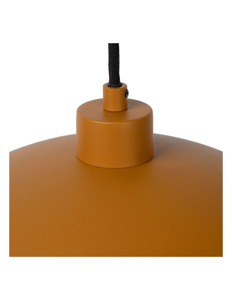 Pendant lamps - Lucide SIEMON Pendant E27 1x40W Yellow/Matte Gold/Brass 45496/01/44 - product kolory-swiatla.pl 6