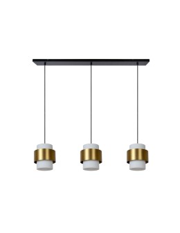 Lucide FIRMIN Pendant E27 3x40W Gold Matte/Brass/Opal 45497/03/02 - product 2