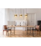 Triple pendant lamps - Lucide FIRMIN Pendant E27 3x40W Gold Matte/Brass/Opal 45497/03/02 - product 3
