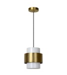 Pendant lamps - Lucide FIRMIN Pendant E27 1x40W Gold Matte/Brass/Opal 45497/20/02 - product 2