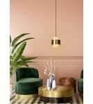 Pendant lamps - Lucide FIRMIN Pendant E27 1x40W Gold Matte/Brass/Opal 45497/20/02 - product 3