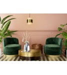 Pendant lamps - Lucide FIRMIN Pendant E27 1x40W Gold Matte/Brass/Opal 45497/20/02 - product 4