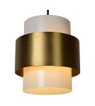 Pendant lamps - Lucide FIRMIN Pendant E27 1x40W Gold Matte/Brass/Opal 45497/20/02 - product 7