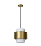 Pendant lamps - Lucide FIRMIN Pendant E27 1x40W Gold Matte/Brass/Opal 45497/30/02 - product 2