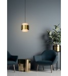 Pendant lamps - Lucide FIRMIN Pendant E27 1x40W Gold Matte/Brass/Opal 45497/30/02 - product 3