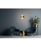 Pendant lamps - Lucide FIRMIN Pendant E27 1x40W Gold Matte/Brass/Opal 45497/30/02 - product 4