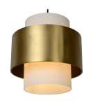 Pendant lamps - Lucide FIRMIN Pendant E27 1x40W Gold Matte/Brass/Opal 45497/30/02 - product 7