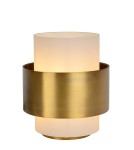 Modern table lamps - Lucide FIRMIN Desk E27 1x40W Gold Matte/Brass/Opal 45597/20/02 - product 1