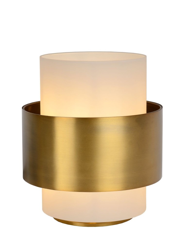 Modern table lamps - Lucide FIRMIN Desk E27 1x40W Gold Matte/Brass/Opal 45597/20/02 - product kolory-swiatla.pl 1