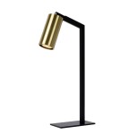 Reading table lamps - Lucide SYBIL Desk GU10 1x35W Black/Matte Gold/Brass 45599/01/30 - product 1
