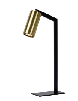 Lucide SYBIL Desk GU10 1x35W Black/Matte Gold/Brass 45599/01/30