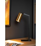 Reading table lamps - Lucide SYBIL Desk GU10 1x35W Black/Matte Gold/Brass 45599/01/30 - product 4