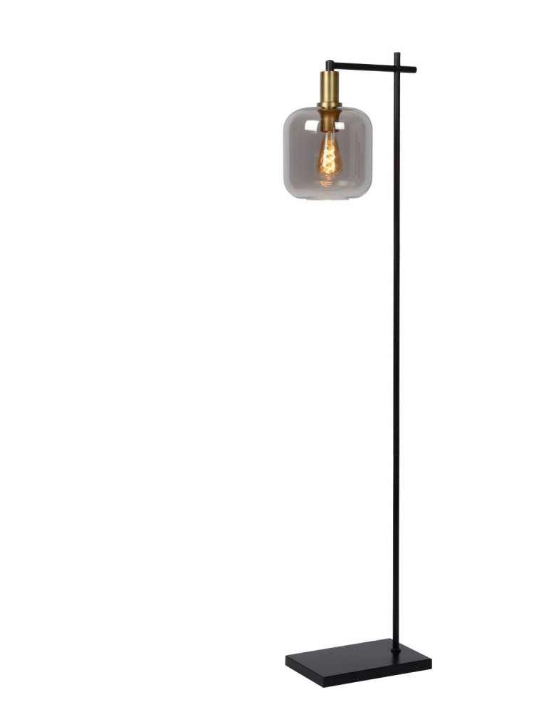 Floor lamps - Lucide JOANET Floor E27 1x40W Grey/Black 45794/01/65 - product kolory-swiatla.pl 1