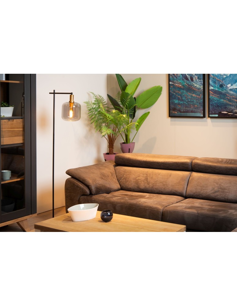 Floor lamps - Lucide JOANET Floor E27 1x40W Grey/Black 45794/01/65 - product kolory-swiatla.pl 3