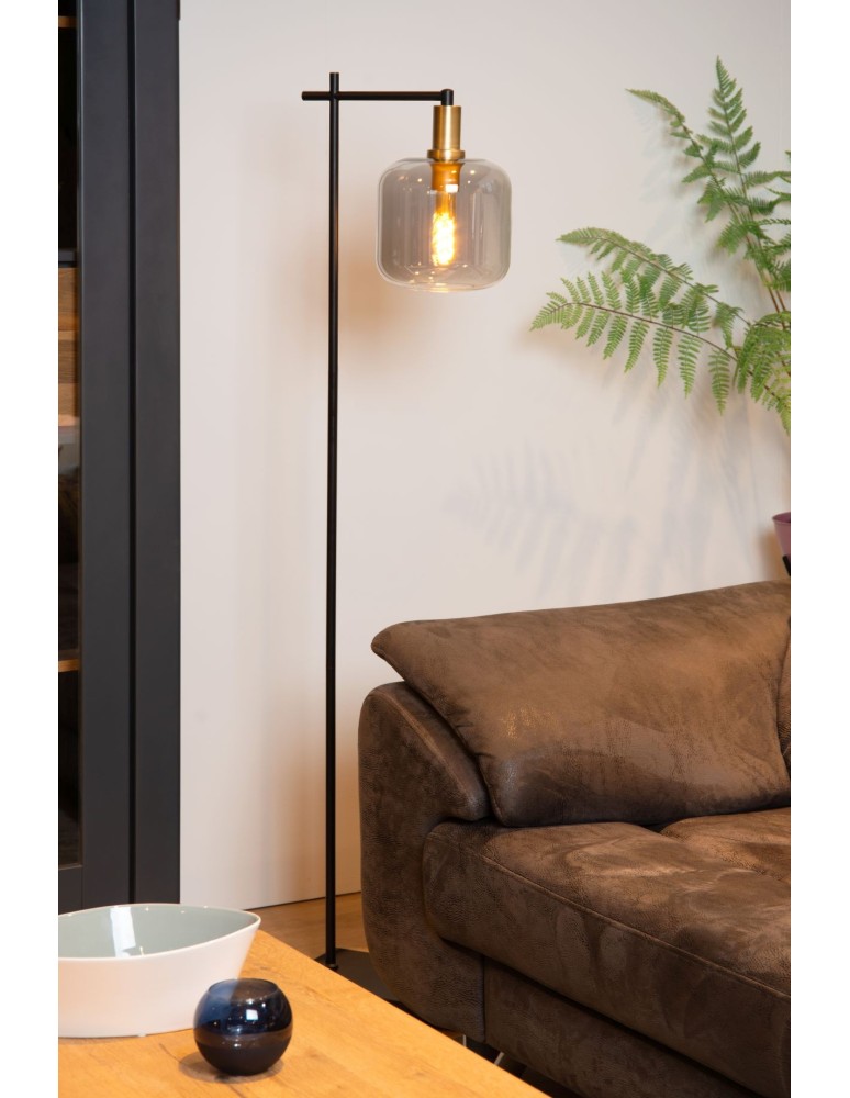 Floor lamps - Lucide JOANET Floor E27 1x40W Grey/Black 45794/01/65 - product kolory-swiatla.pl 4