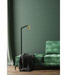 Floor lamps for reading - Lucide SYBIL Floor GU10 1x35W Black/Matte Gold/Brass 45799/01/30 - product 3