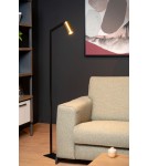 Floor lamps for reading - Lucide SYBIL Floor GU10 1x35W Black/Matte Gold/Brass 45799/01/30 - product 4