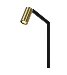Floor lamps for reading - Lucide SYBIL Floor GU10 1x35W Black/Matte Gold/Brass 45799/01/30 - product 6