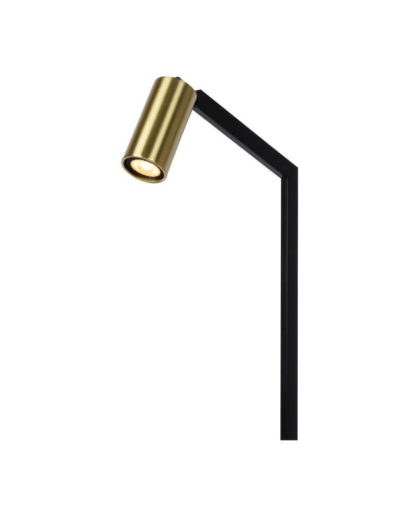 Floor lamps for reading - Lucide SYBIL Floor GU10 1x35W Black/Matte Gold/Brass 45799/01/30 - product kolory-swiatla.pl 6