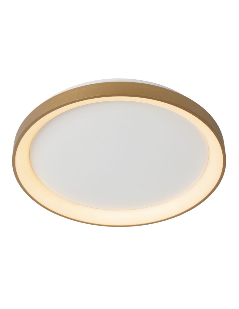Modern ceiling lamps - Lucide VIDAL LED Ceiling 1x38W 2700K Gold Matte/Brass/Opal 46103/38/02 - product kolory-swiatla.pl 1