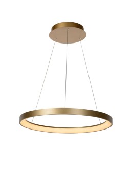 Lucide VIDAL LED Pendant 1x50W 2700K Gold Matte/Brass/Opal 46403/48/02
