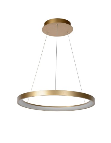 Lucide VIDAL Wisząca LED 1x50W 2700K Złoty Matowy/Mosiądz/Opal 46403/48/02 - produkt 2