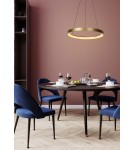 Pendant lamps circles - Lucide VIDAL LED Pendant 1x50W 2700K Gold Matte/Brass/Opal 46403/48/02 - product 3