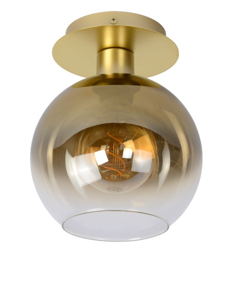 Scandinavian style ceiling lamps - Lucide MARIUS Ceiling E27 1x60W Matte Gold/Silver 74114/01/02 - product kolory-swiatla.pl 2