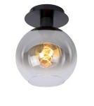 Scandinavian style ceiling lamps - Lucide MARIUS Ceiling E27 1x60W Black/Grey 74114/01/30 - product 1