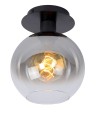Lucide MARIUS Ceiling E27 1x60W Black/Grey 74114/01/30