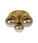 Scandinavian style ceiling lamps - Lucide MARIUS Ceiling E27 3x60W Matte Gold/Silver 74114/03/02 - product 2