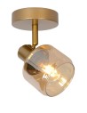 Lucide BJORN Ścienna Reflektorowa E14 1x40W Złoty Matowy/Mosiądz 77979/01/02