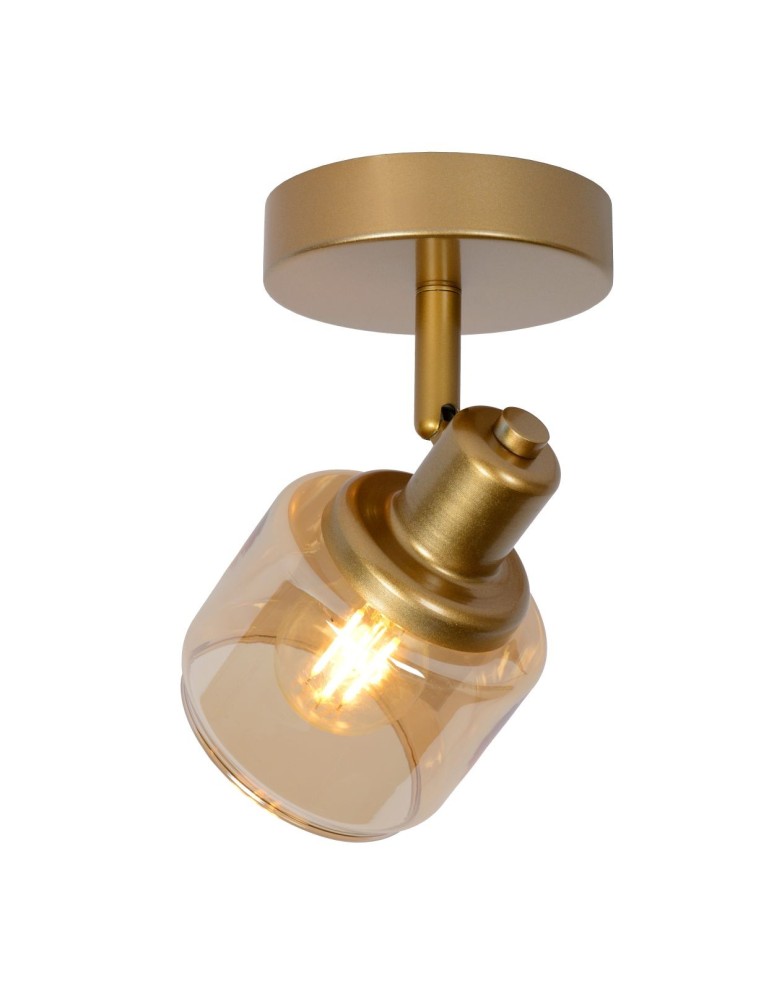 Adjustable wall lamps - Lucide BJORN Wall Spotlight E14 1x40W Gold Matte/Brass 77979/01/02 - product kolory-swiatla.pl 5