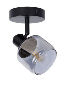 Lucide BJORN Wall-mounted Spotlight E14 1x40W Black/Grey 77979/01/30 - product 2