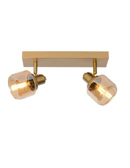 Lucide BJORN Spotlight Ceiling E14 2x40W Gold Matte/Brass 77979/02/02