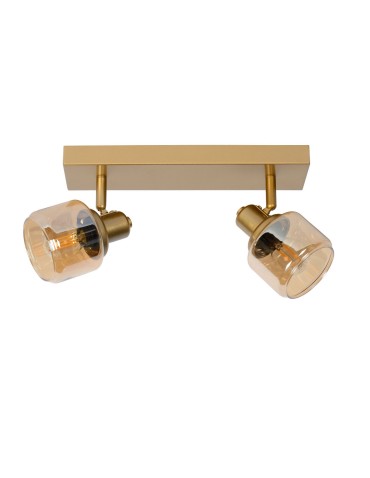 Lucide BJORN Spotlight Ceiling E14 2x40W Gold Matte/Brass 77979/02/02 - product 2