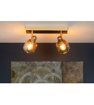 Adjustable ceiling lamps - spots - Lucide BJORN Spotlight Ceiling E14 2x40W Gold Matte/Brass 77979/02/02 - product 3