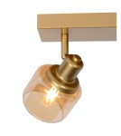 Adjustable ceiling lamps - spots - Lucide BJORN Spotlight Ceiling E14 2x40W Gold Matte/Brass 77979/02/02 - product 6