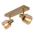 Adjustable ceiling lamps - spots - Lucide BJORN Spotlight Ceiling E14 2x40W Gold Matte/Brass 77979/02/02 - product 7