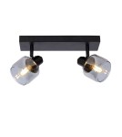 Adjustable ceiling lamps - spots - Lucide BJORN Spotlight Ceiling E14 2x40W Black/Grey 77979/02/30 - product 1