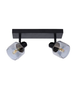 Lucide BJORN Spotlight Ceiling E14 2x40W Black/Grey 77979/02/30 - product 2