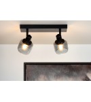 Adjustable ceiling lamps - spots - Lucide BJORN Spotlight Ceiling E14 2x40W Black/Grey 77979/02/30 - product 3
