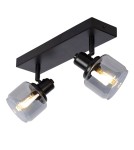Adjustable ceiling lamps - spots - Lucide BJORN Spotlight Ceiling E14 2x40W Black/Grey 77979/02/30 - product 7